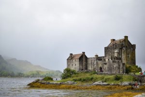 scotland castle nature view